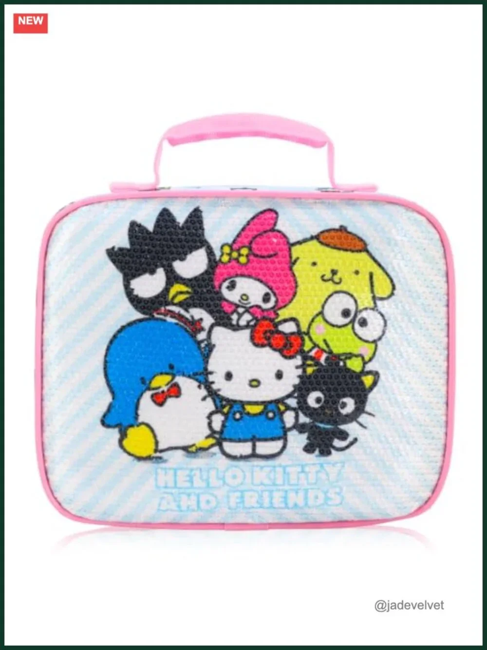 Sanrio Hello Kitty Backpack Lunch Box Set School Supplies Gift Bundle